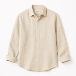 Beige Linen Shirt